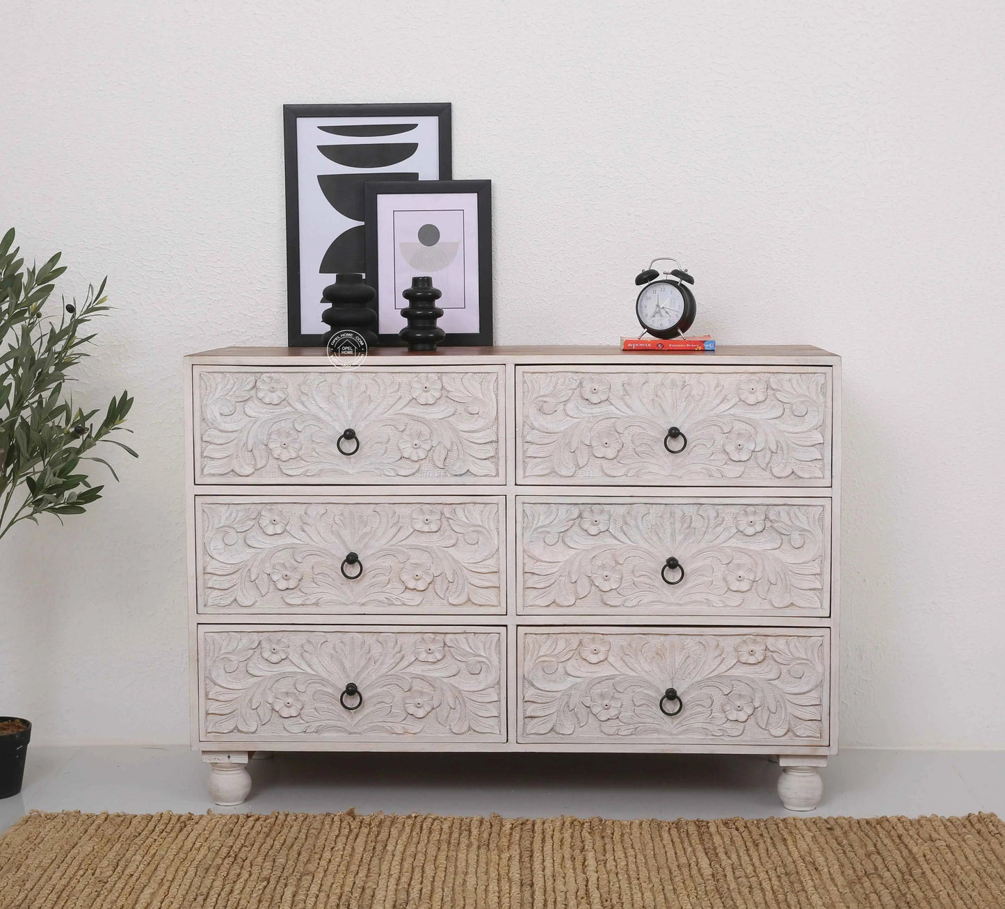 Parker 6 Drawer Wooden Chest Of Drawers