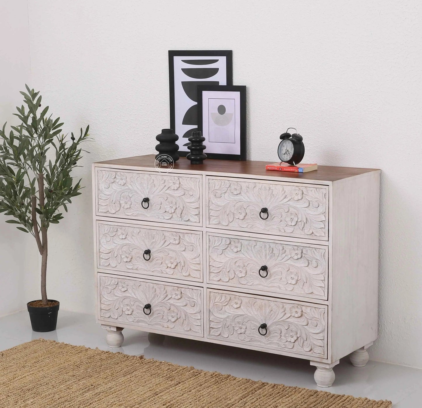 Parker 6 Drawer Wooden Chest Of Drawers