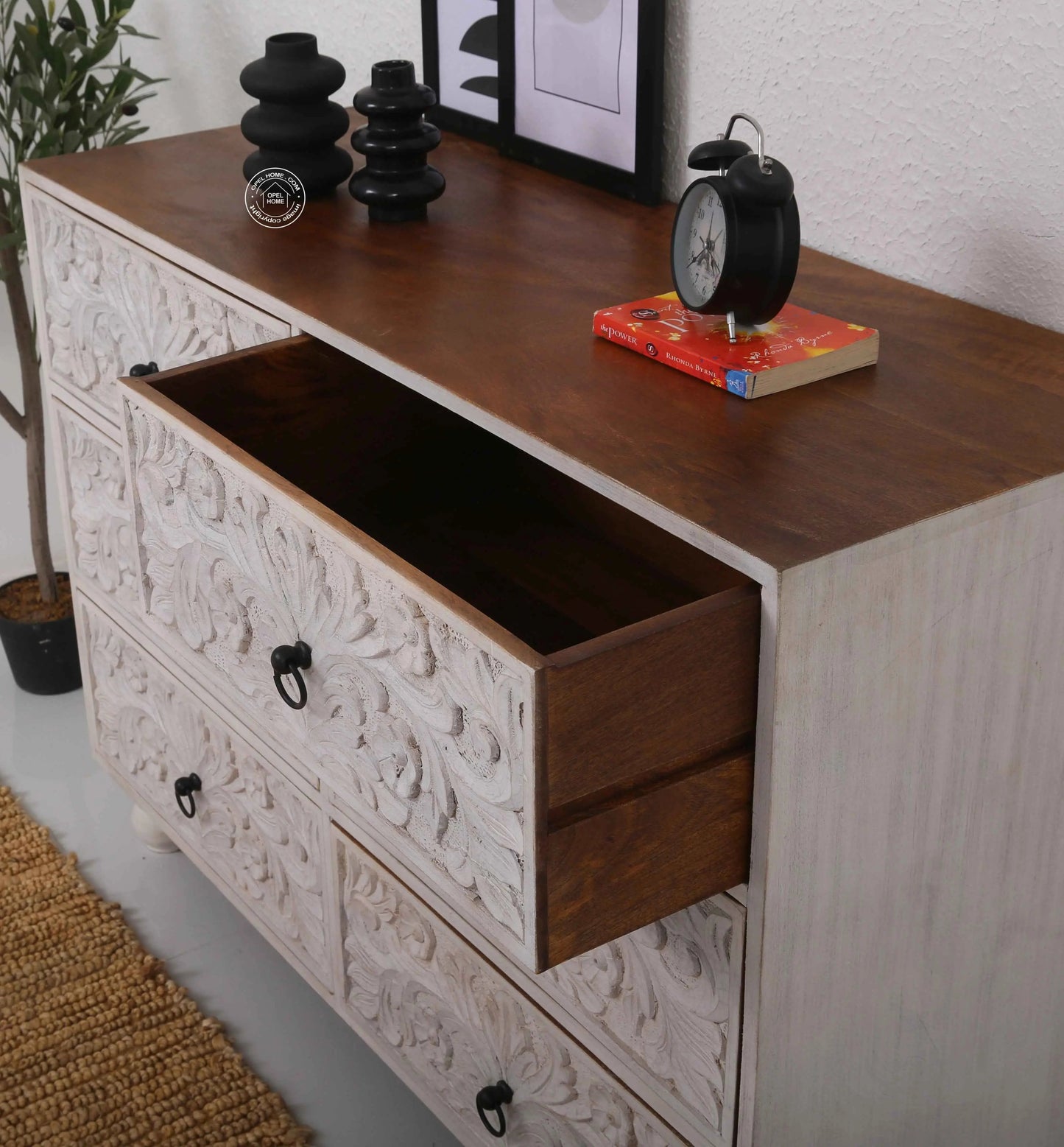 Parker 6 Drawer Wooden Chest Of Drawers