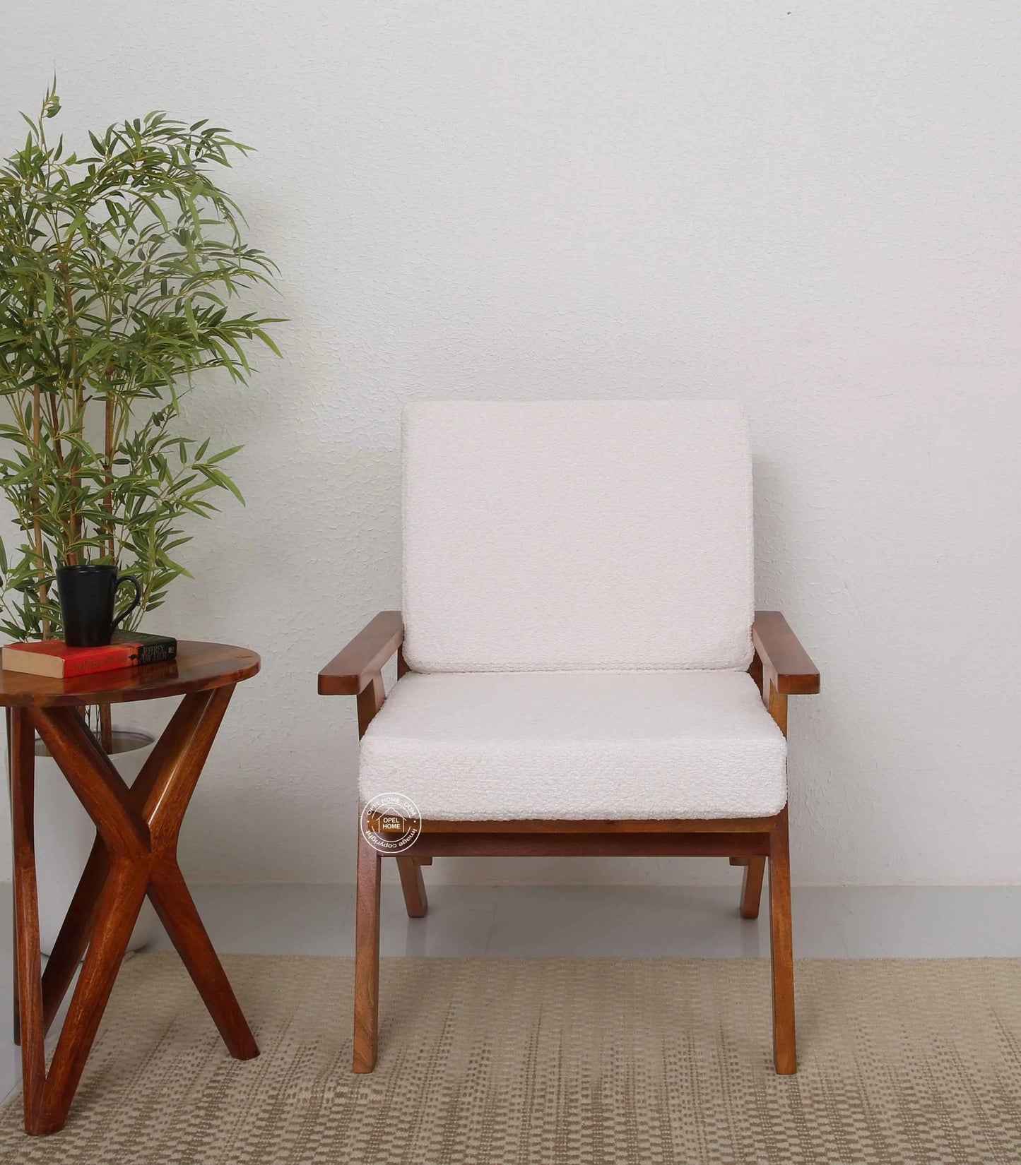 Roseline wooden Arm Chair