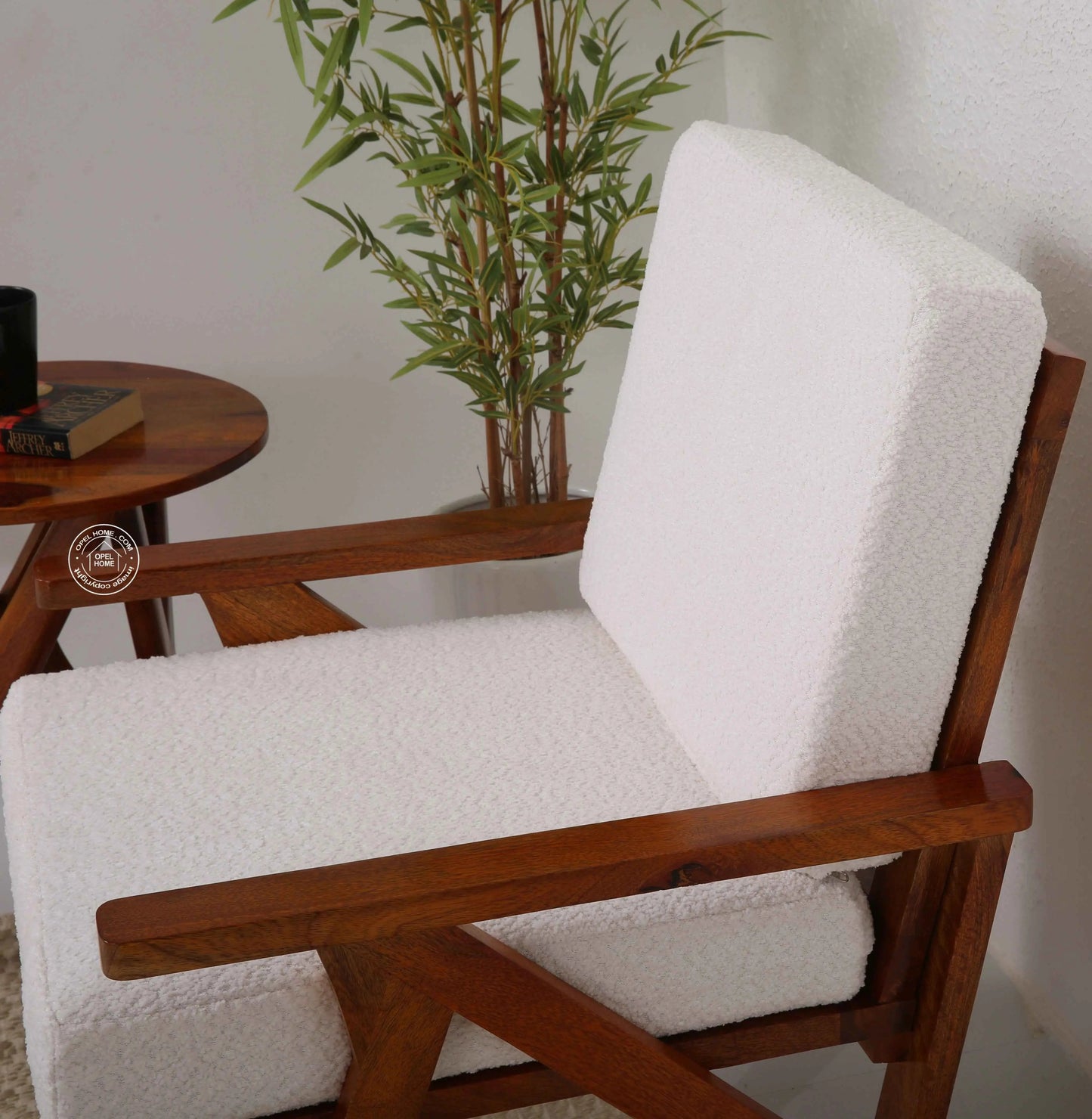Roseline wooden Arm Chair