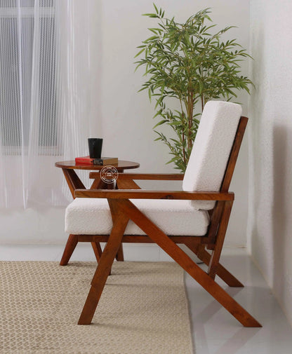 Roseline wooden Arm Chair