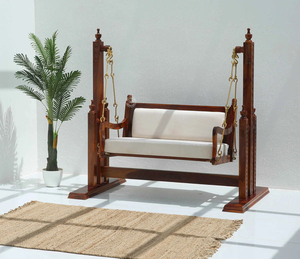 Royal wooden swing chair
