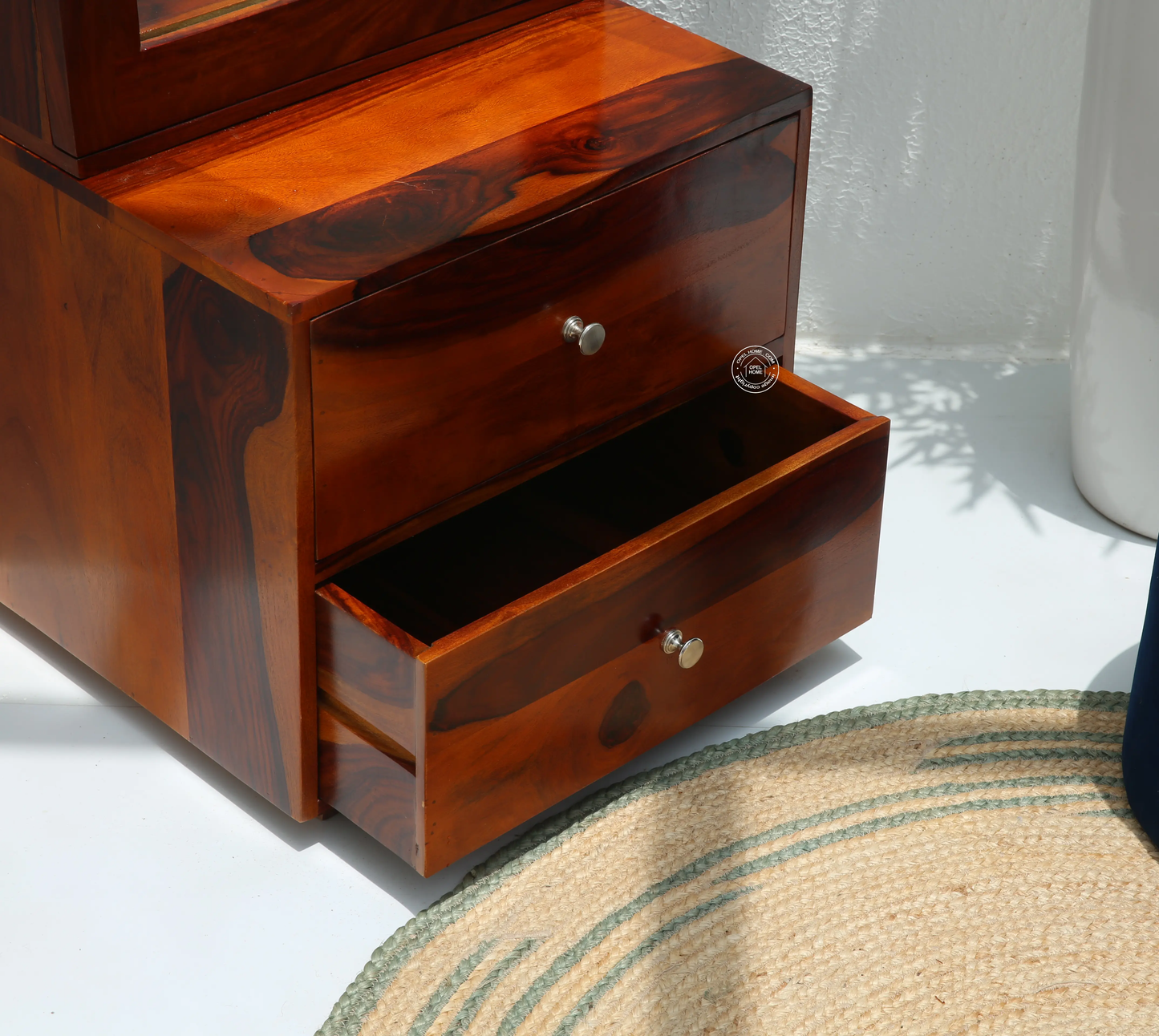 Rune Dressing Unit Table (Honey finish) - Opelhome