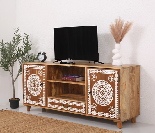 Sadie wooden tv unit