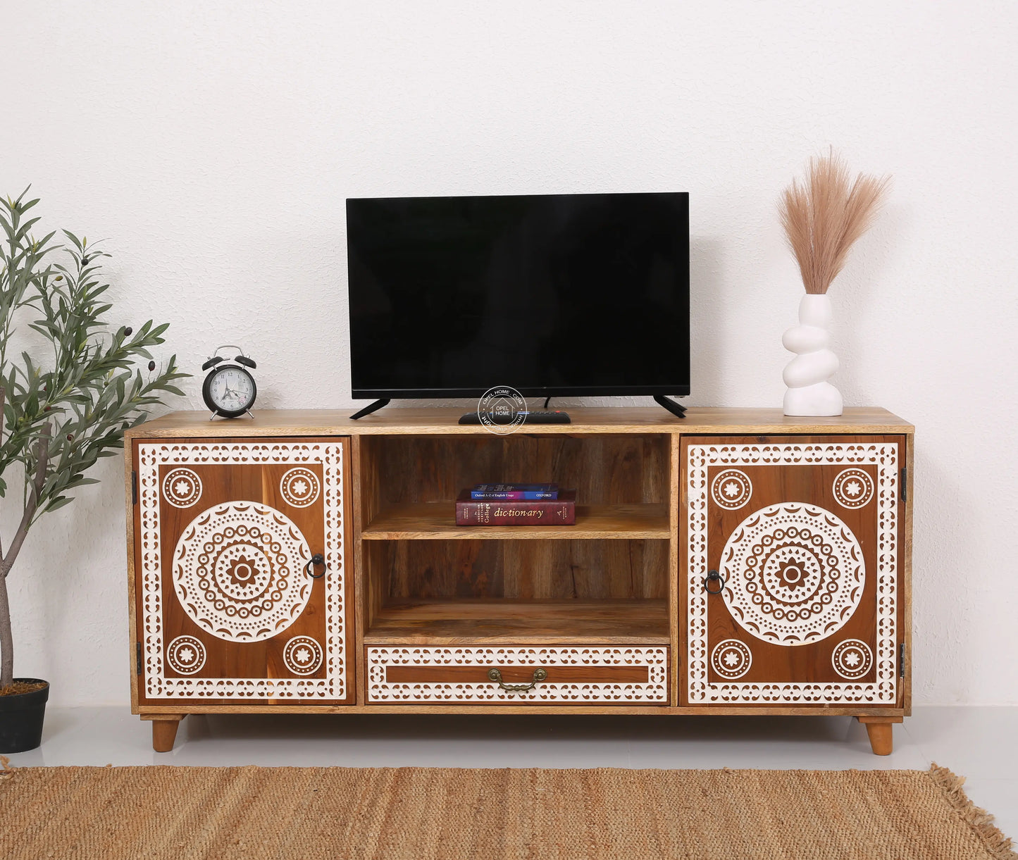 Sadie wooden tv unit