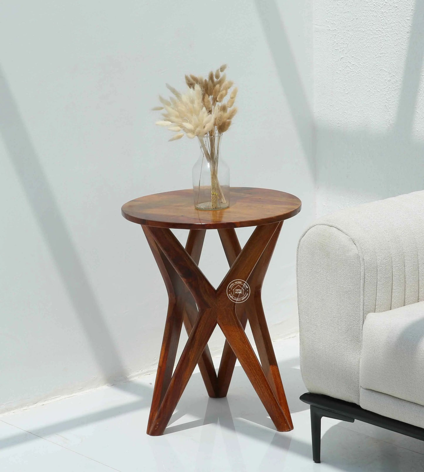 Selvic wooden side table