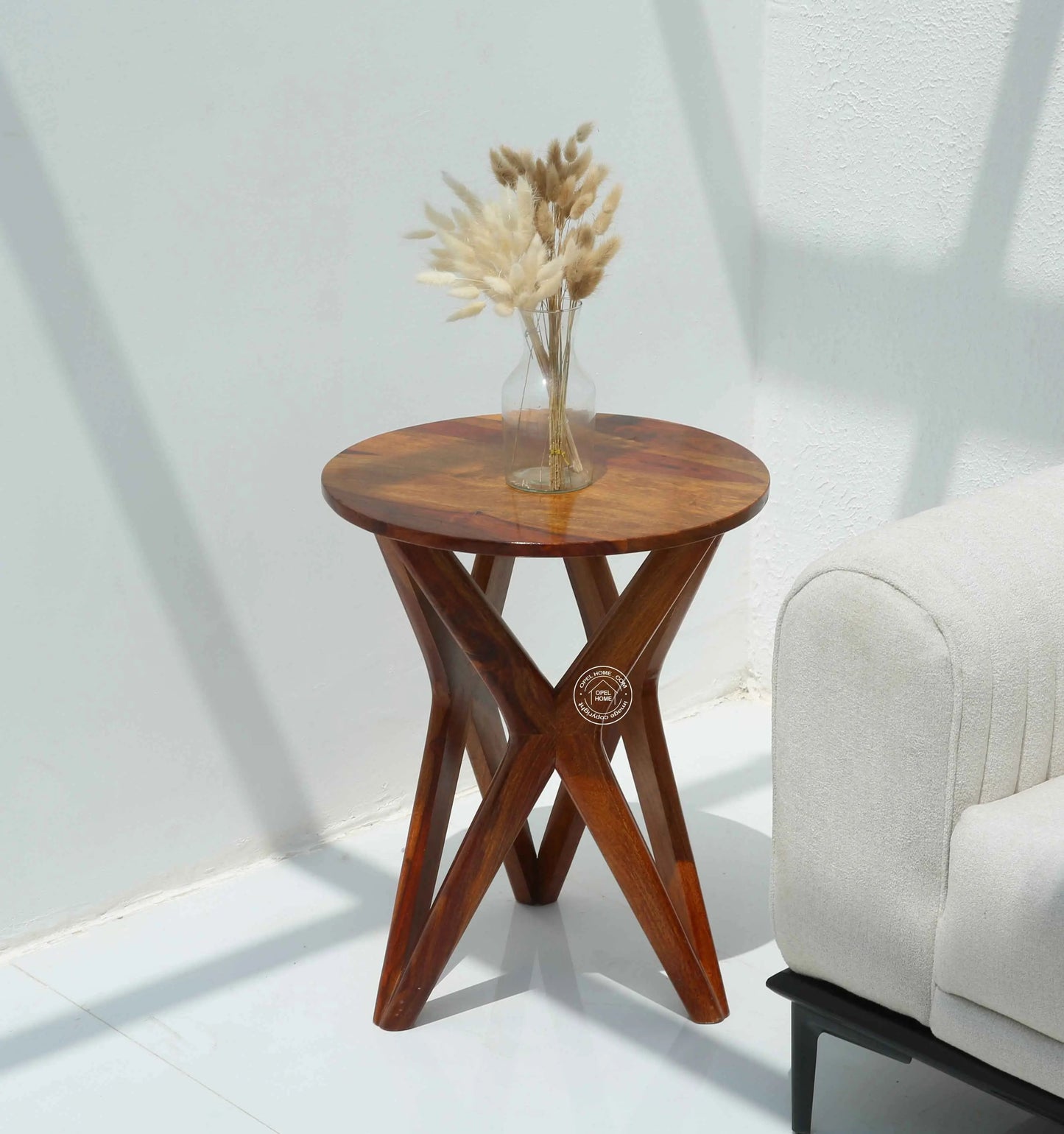 Selvic wooden side table