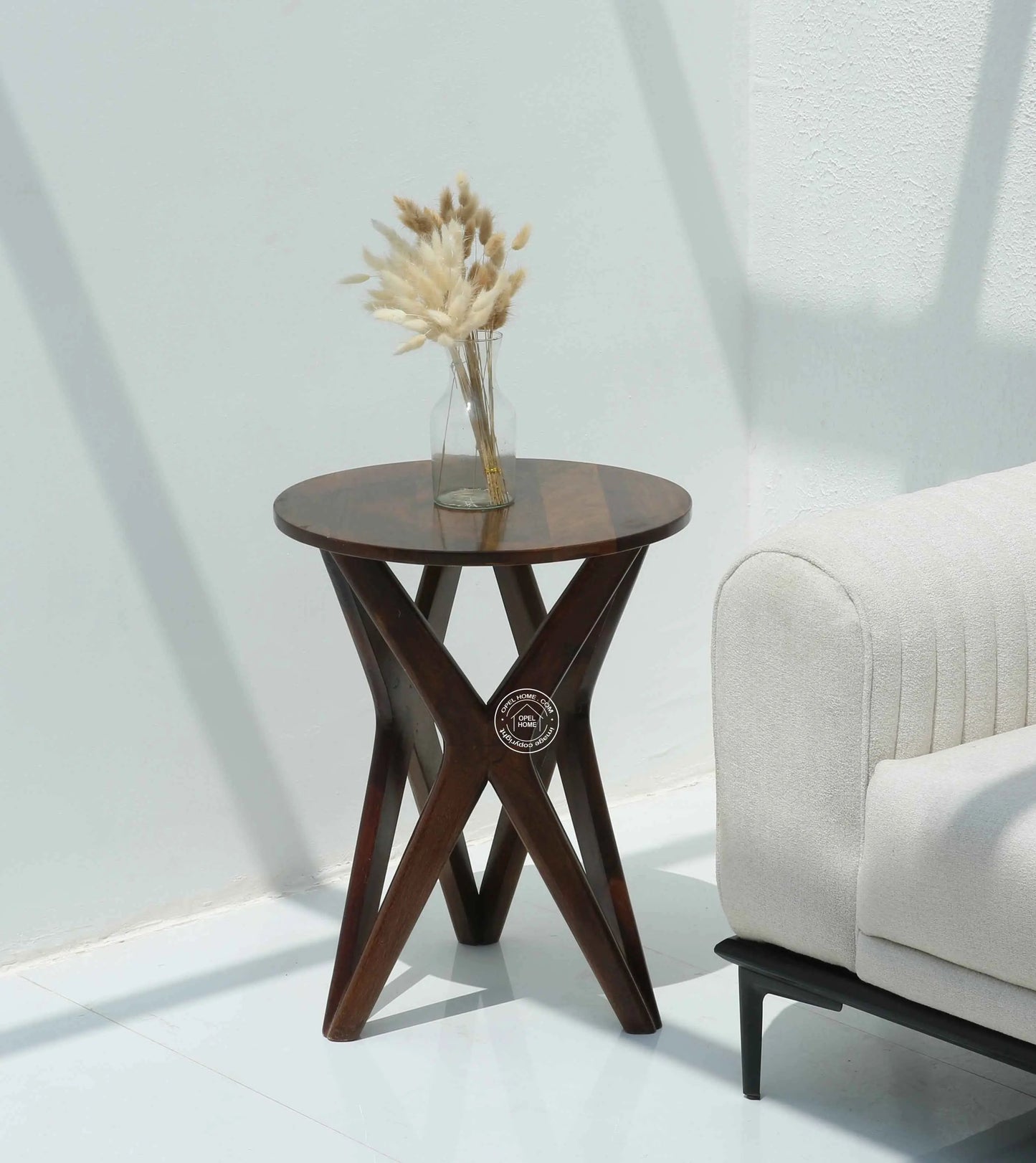 Selvic wooden side table