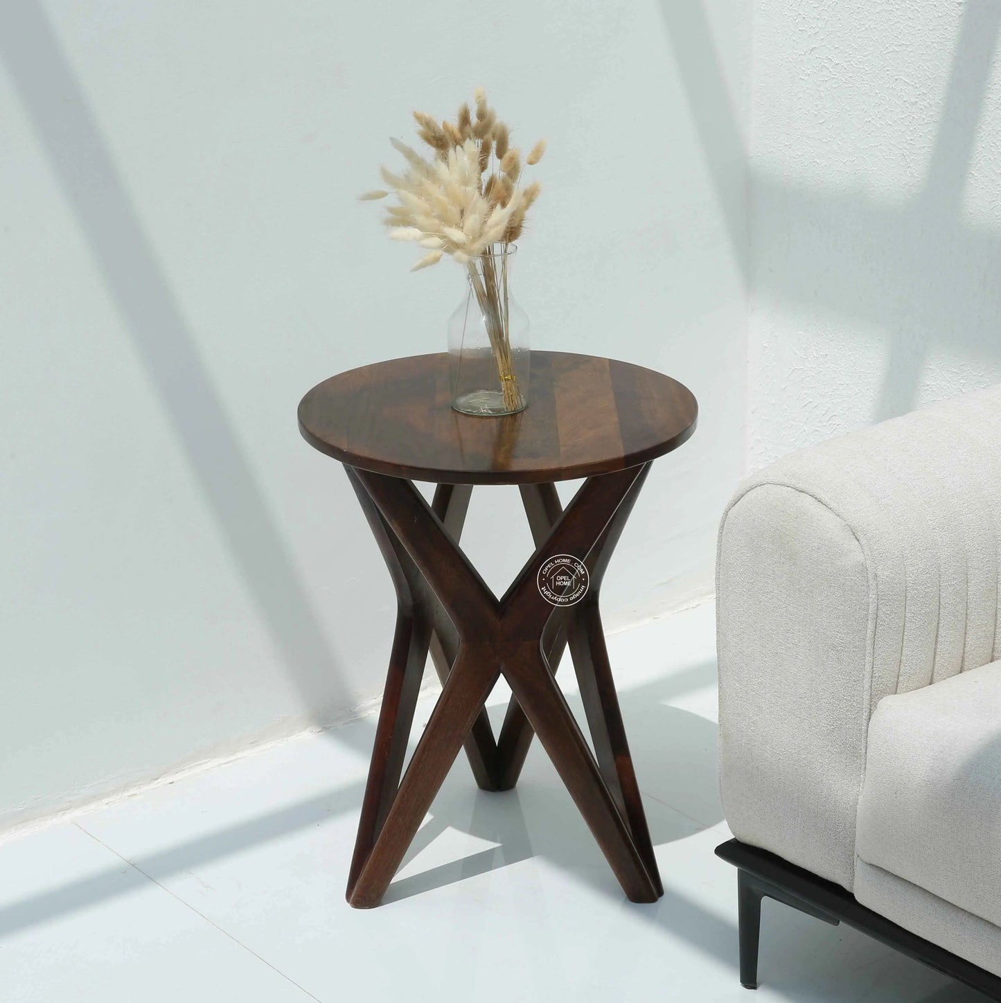 Selvic wooden side table