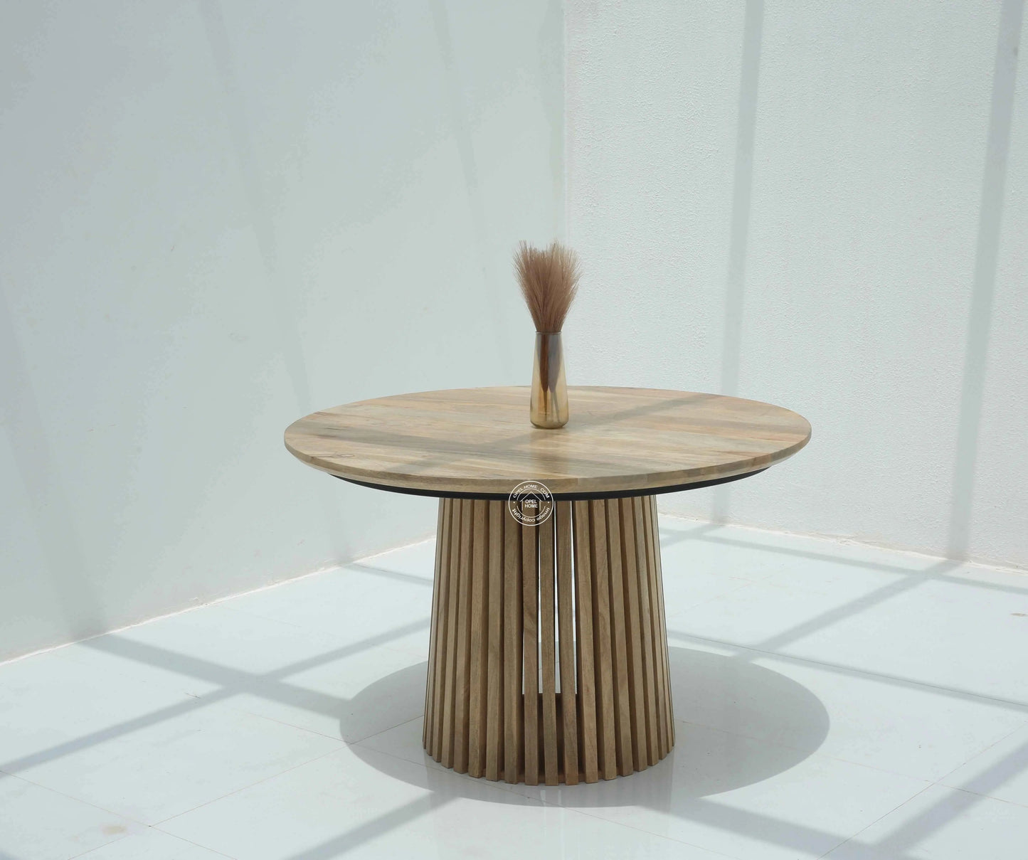 Shaker Round 4 Seater Dining Table – (Only Table) | Opelhome UAE