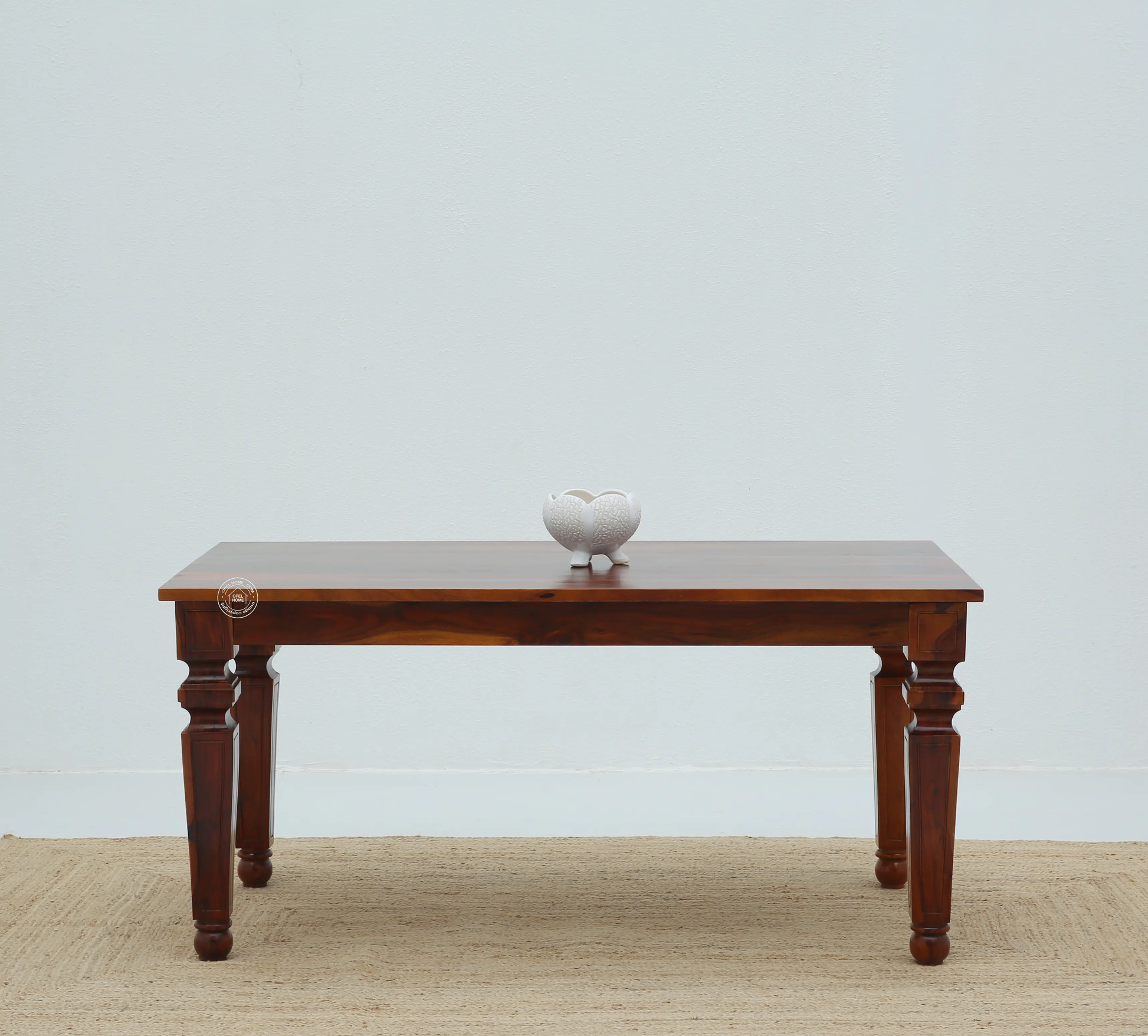 Sunset Wooden 4 Seater Dining Table – (Only Table) , Honey finish | Opelhome UAE - Opelhome