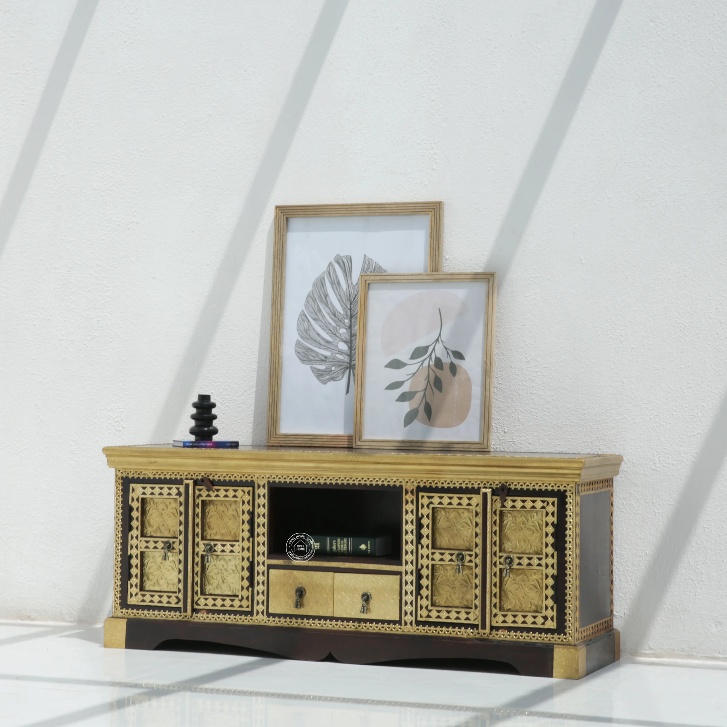 Tannis Brass FTD TV Stand - Opelhome
