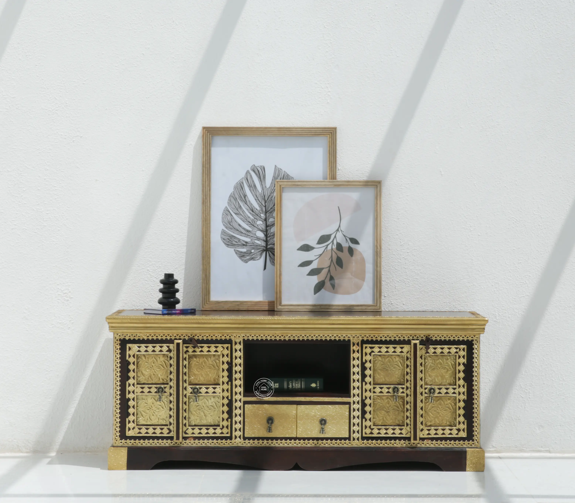 Tannis Brass FTD TV Stand - Opelhome