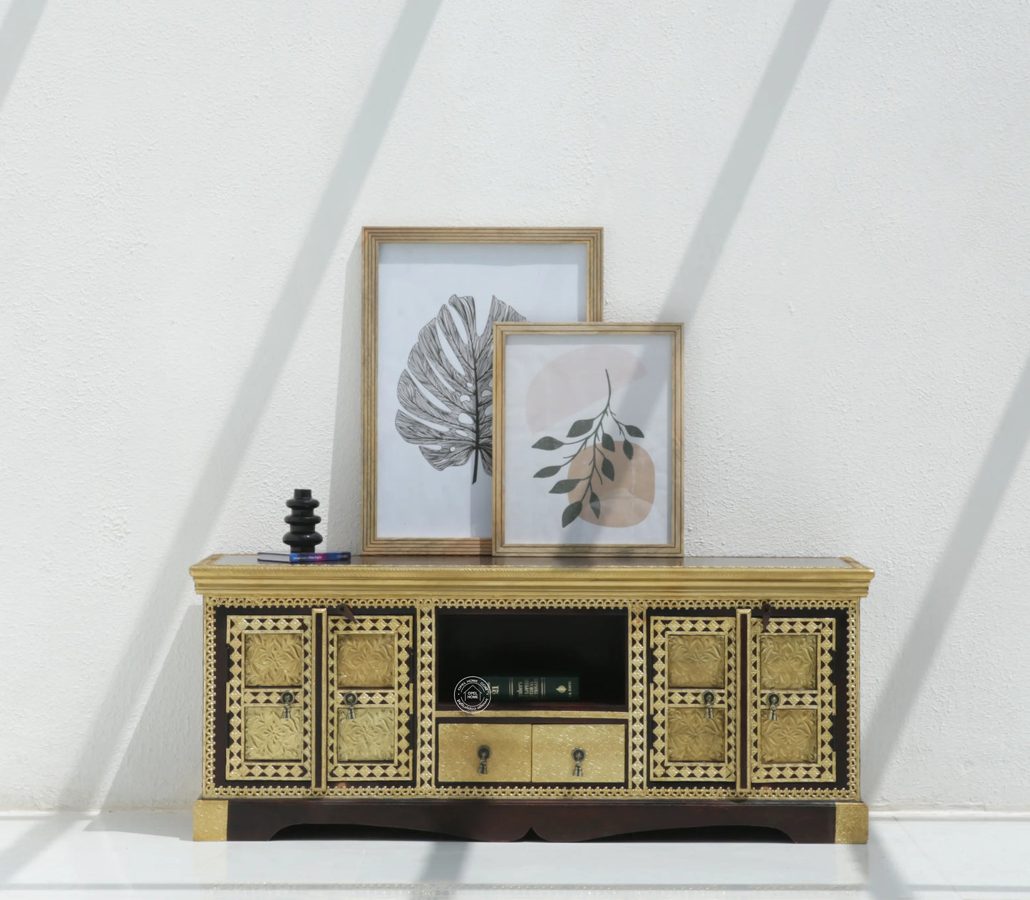 Tannis Brass FTD TV Stand - Opelhome