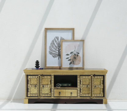 Tannis Brass FTD TV Stand - Opelhome