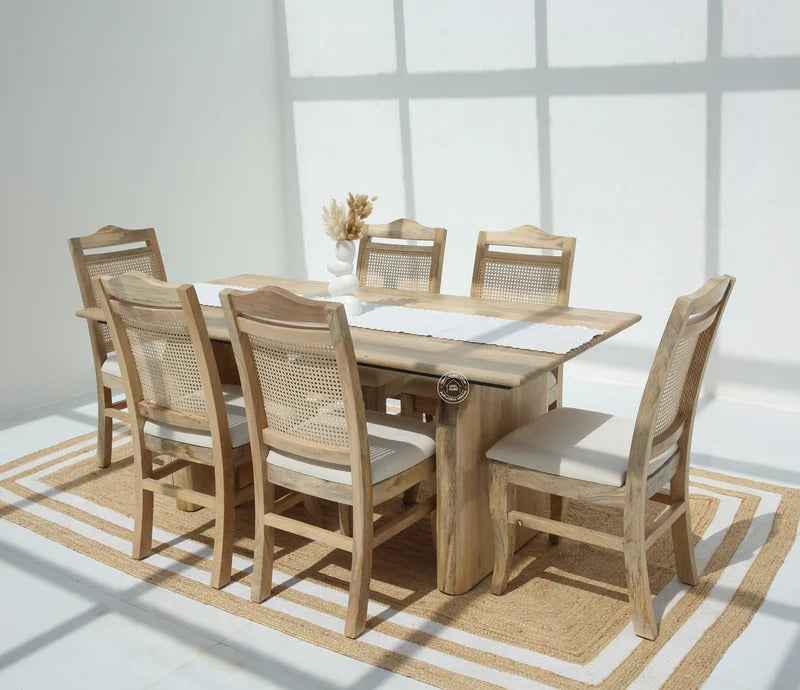 Urban Wooden Dining Table –  Multiple Sizes (Only Table) | Opelhome UAE