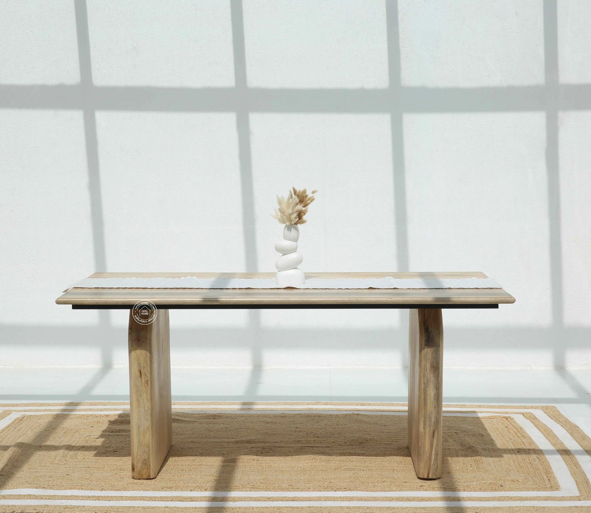 Urban Wooden Dining Table –  Multiple Sizes (Only Table) | Opelhome UAE