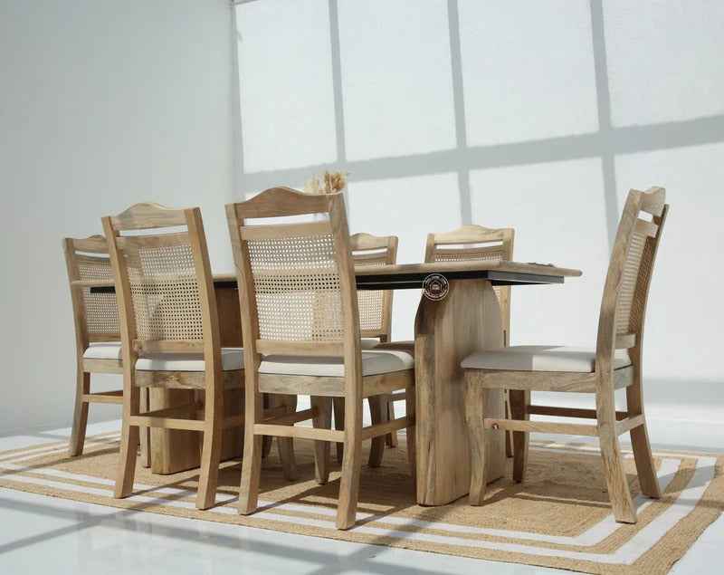 Urban Wooden Dining Table –  Multiple Sizes (Only Table) | Opelhome UAE