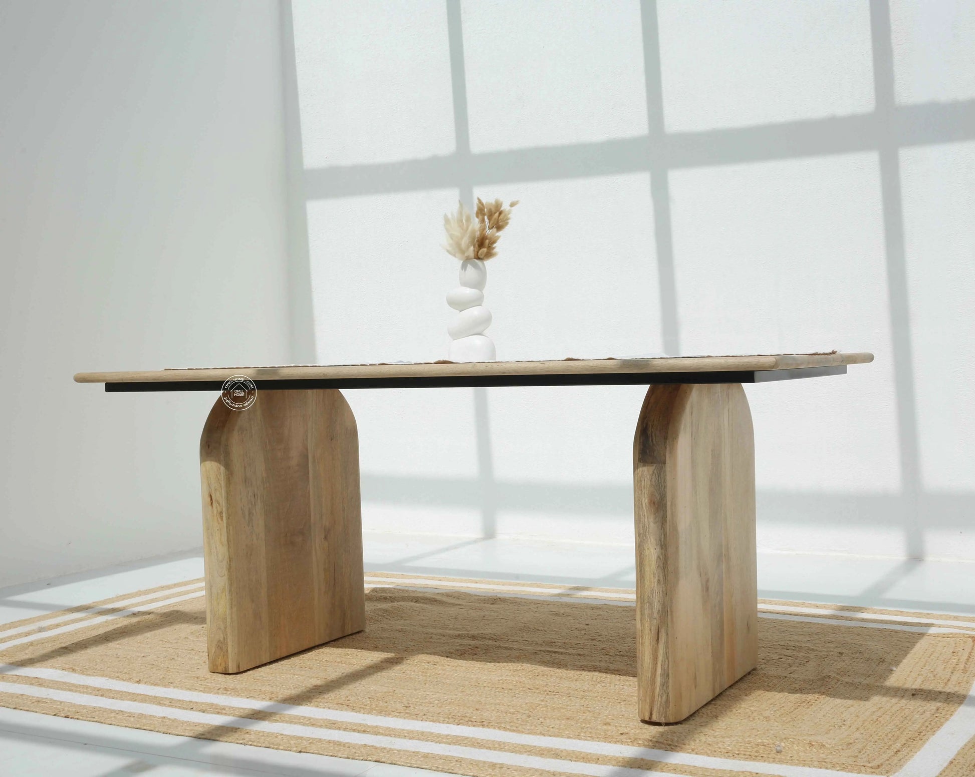 Urban Wooden Dining Table –  Multiple Sizes (Only Table) | Opelhome UAE