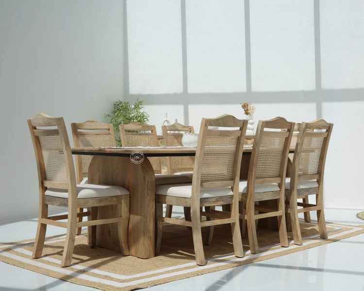 Urban Wooden Dining Table –  Multiple Sizes (Only Table) | Opelhome UAE
