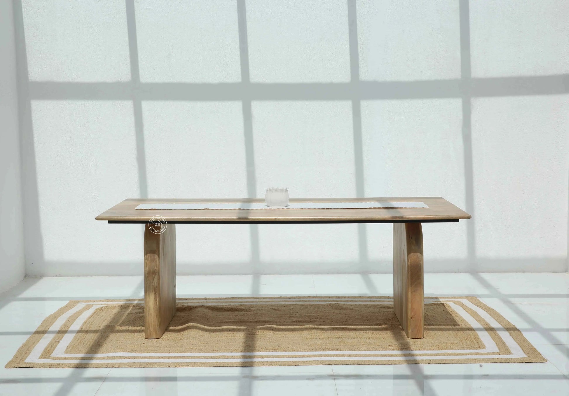 Urban Wooden Dining Table –  Multiple Sizes (Only Table) | Opelhome UAE