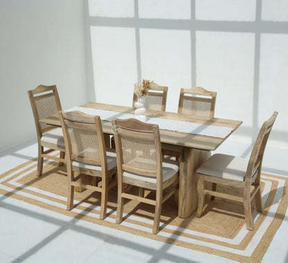 Urban Wooden Dining Table –  Only Table, Multiple Sizes, Solid Mango Wood | Opelhome UAE Opel Home