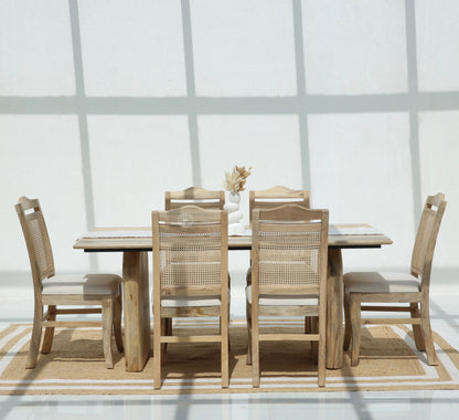 Urban Wooden Dining Table –  Only Table, Multiple Sizes, Solid Mango Wood | Opelhome UAE Opel Home