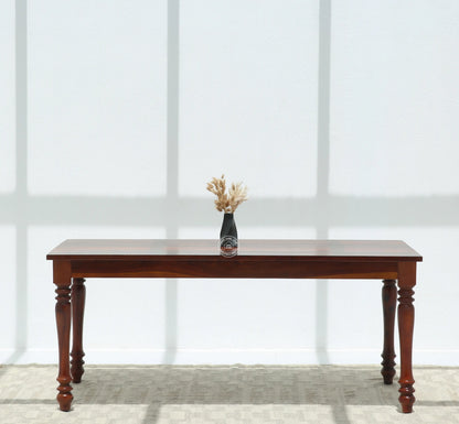 Verdura Wooden 6 Seater Dining Table – (Only Table) , Honey finish | Opelhome UAE - Opelhome