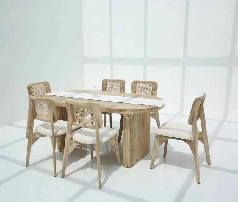 Veya Wooden Dining Table – Multiple Sizes (Only Table) | Opelhome UAE