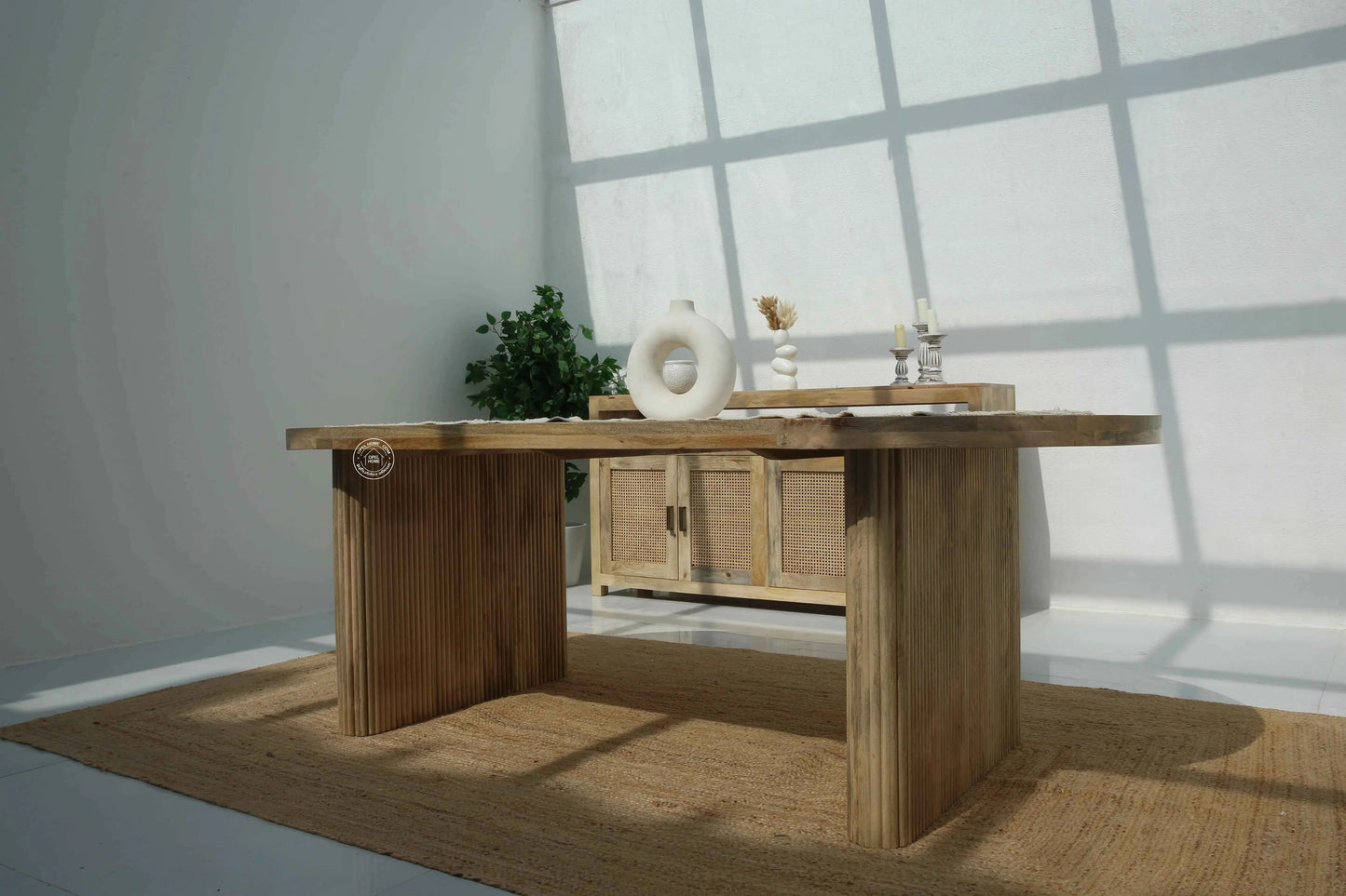 Veya Wooden Dining Table – Multiple Sizes (Only Table) | Opelhome UAE