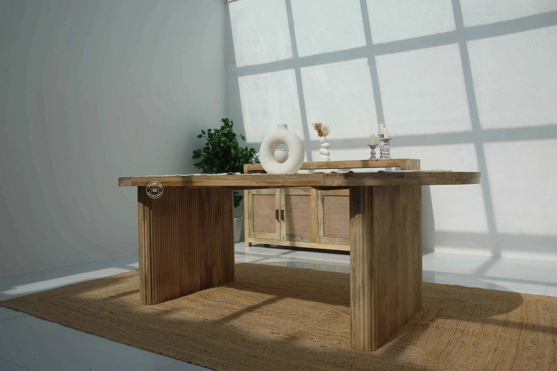 Veya Wooden Dining Table – Multiple Sizes (Only Table) | Opelhome UAE