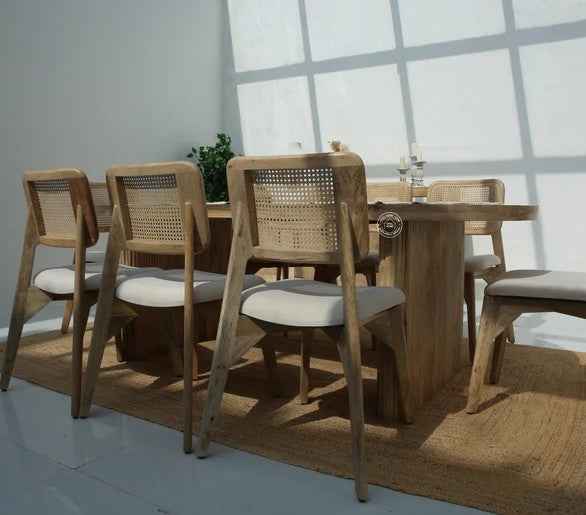 Veya Wooden Dining Table – Multiple Sizes (Only Table) | Opelhome UAE
