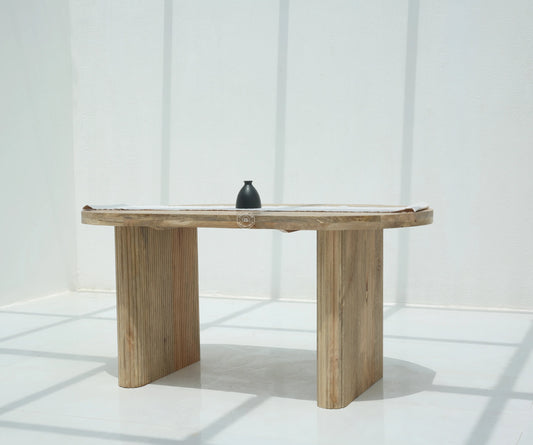 Veya Wooden Dining Table – Only Table, Multiple Sizes, Solid Mango Wood | Opelhome UAE Opel Home