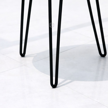 Lucious Wooden Side Table – Solid Mango Wood & Iron | Opelhome UAE