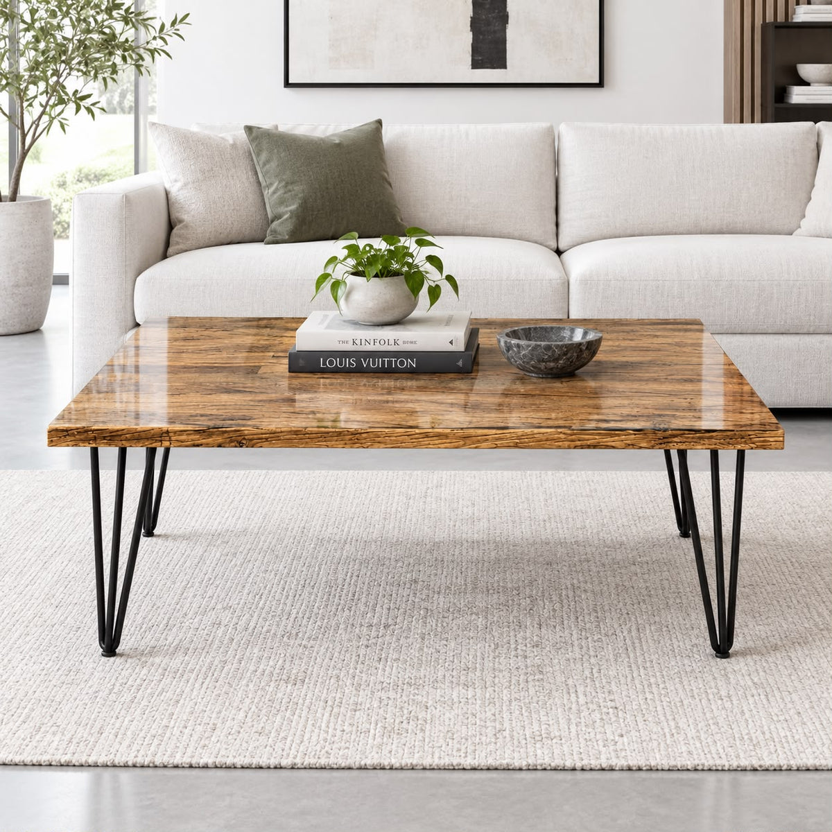 HERITAGE RAILWAY WOOD COFFEE TABLE