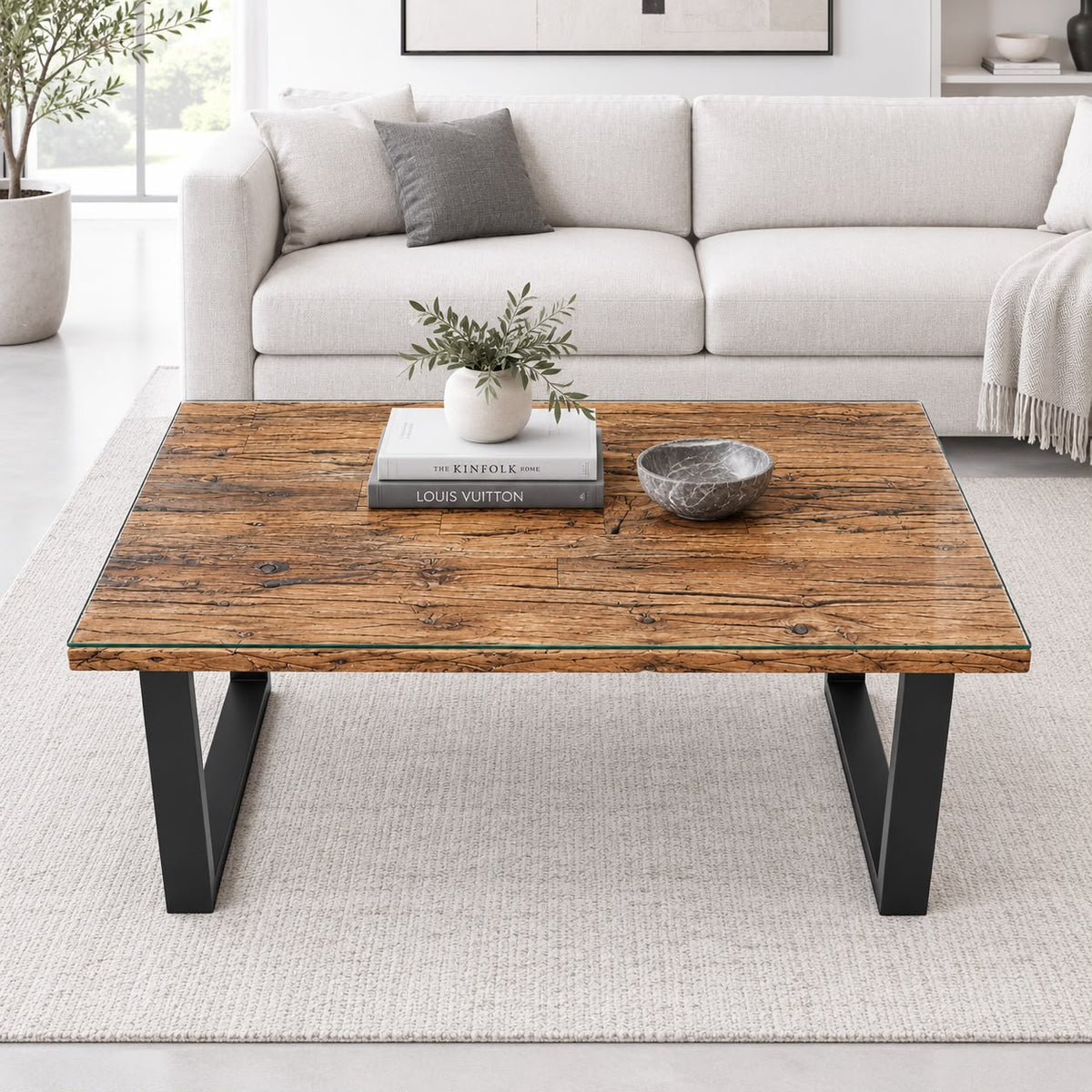 HERITAGE RAILWAY WOOD COFFEE TABLE