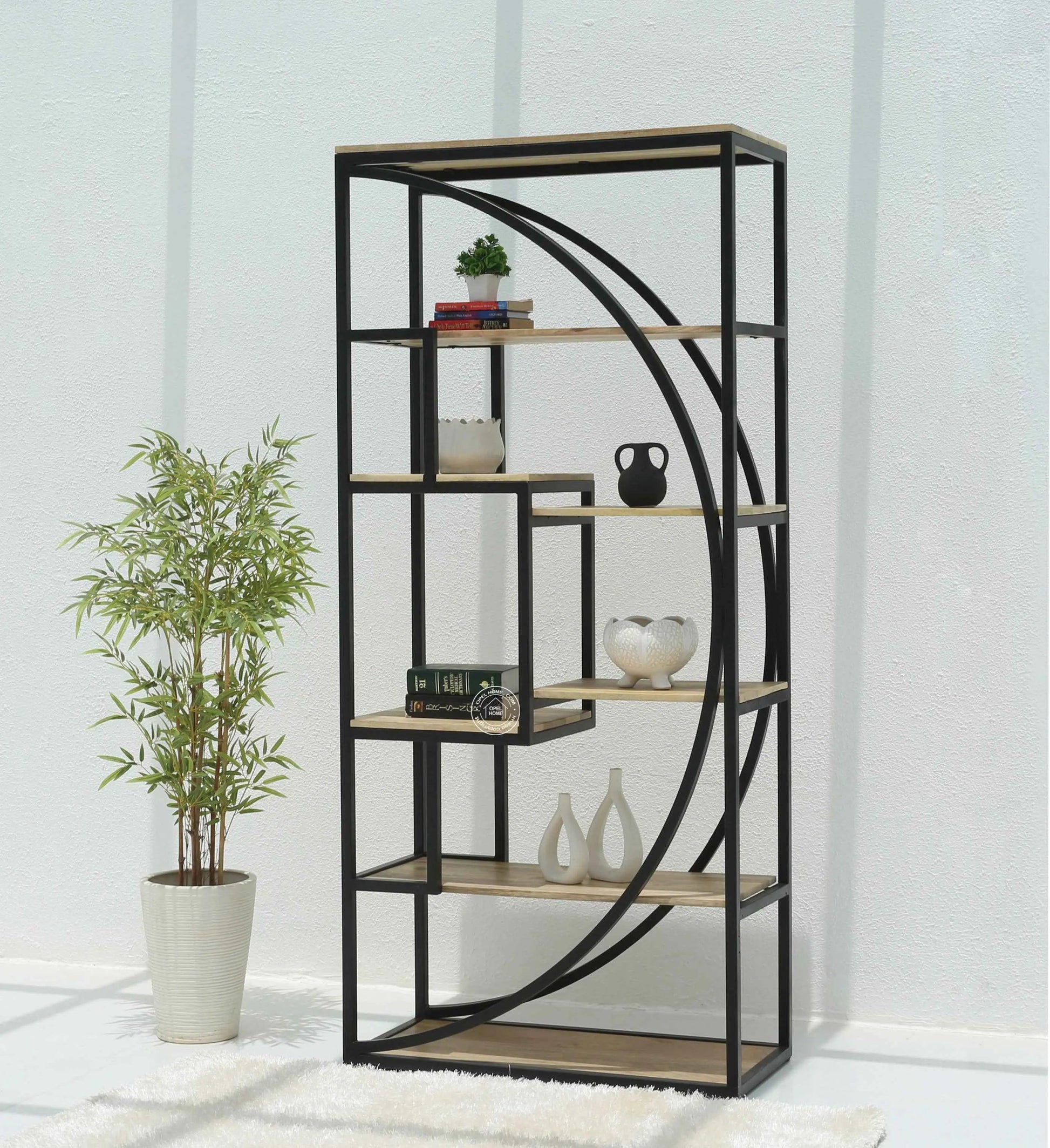 Woodora Industrial Bookshelf