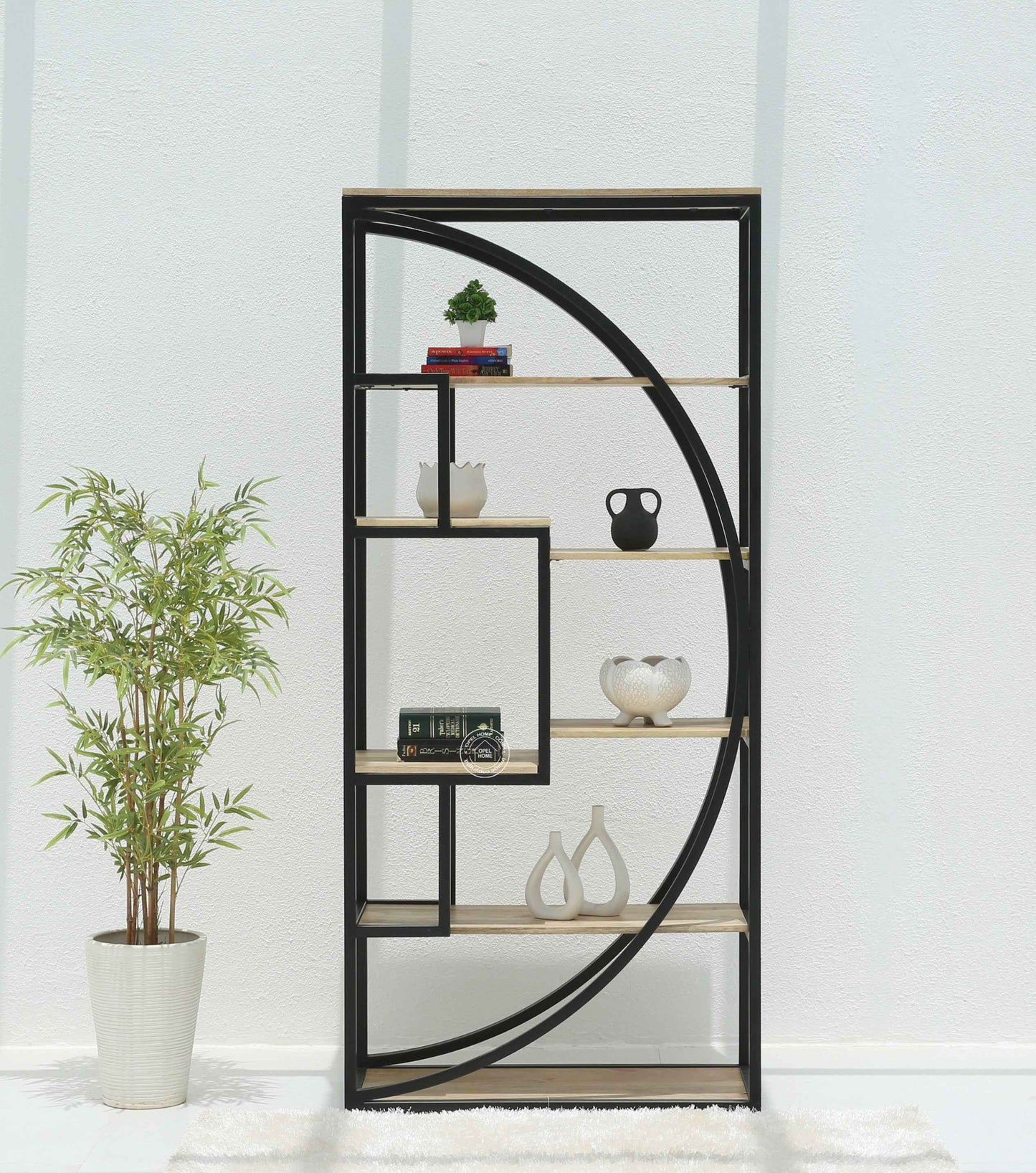 Woodora Industrial Bookshelf