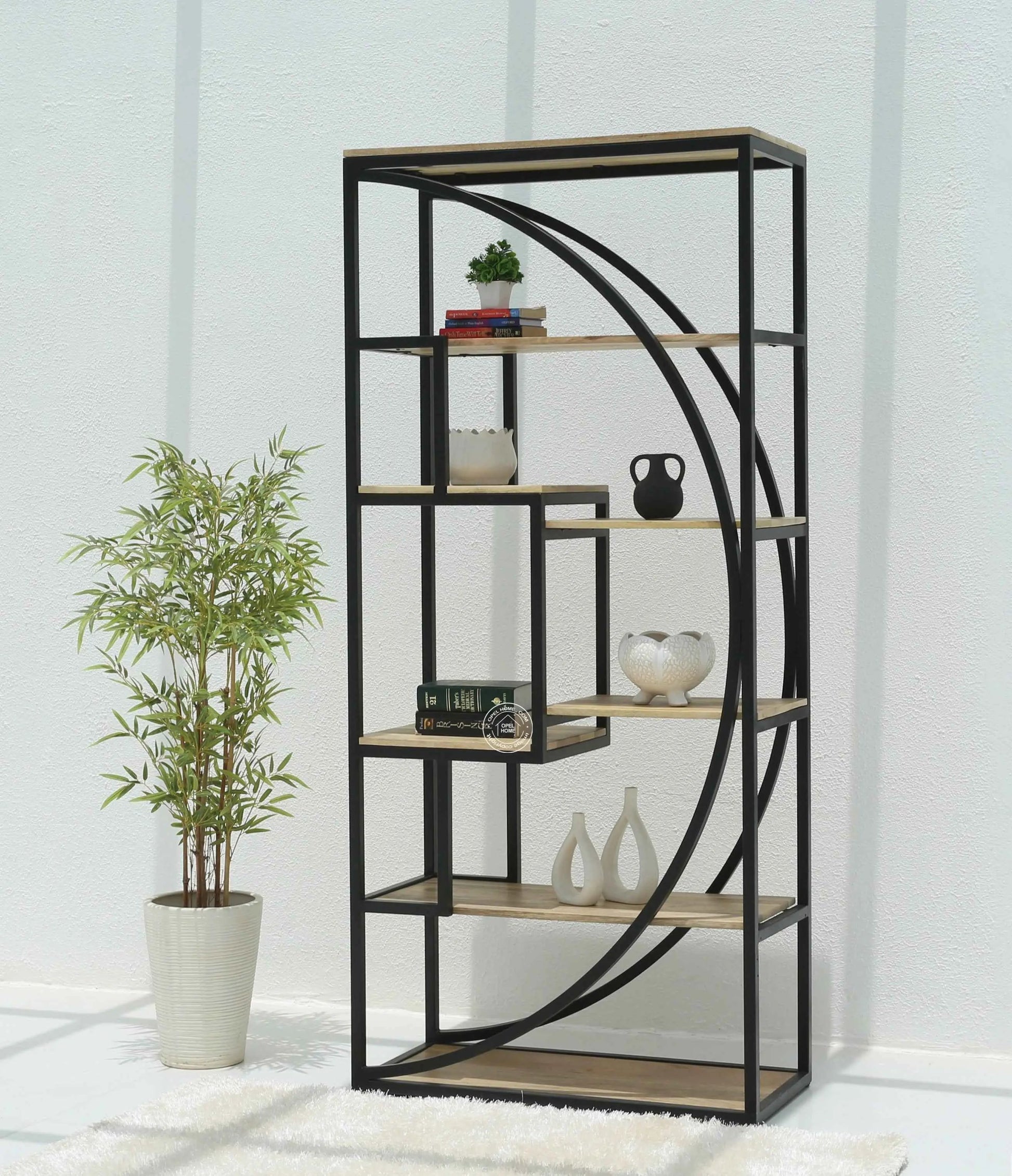 Woodora Industrial Bookshelf