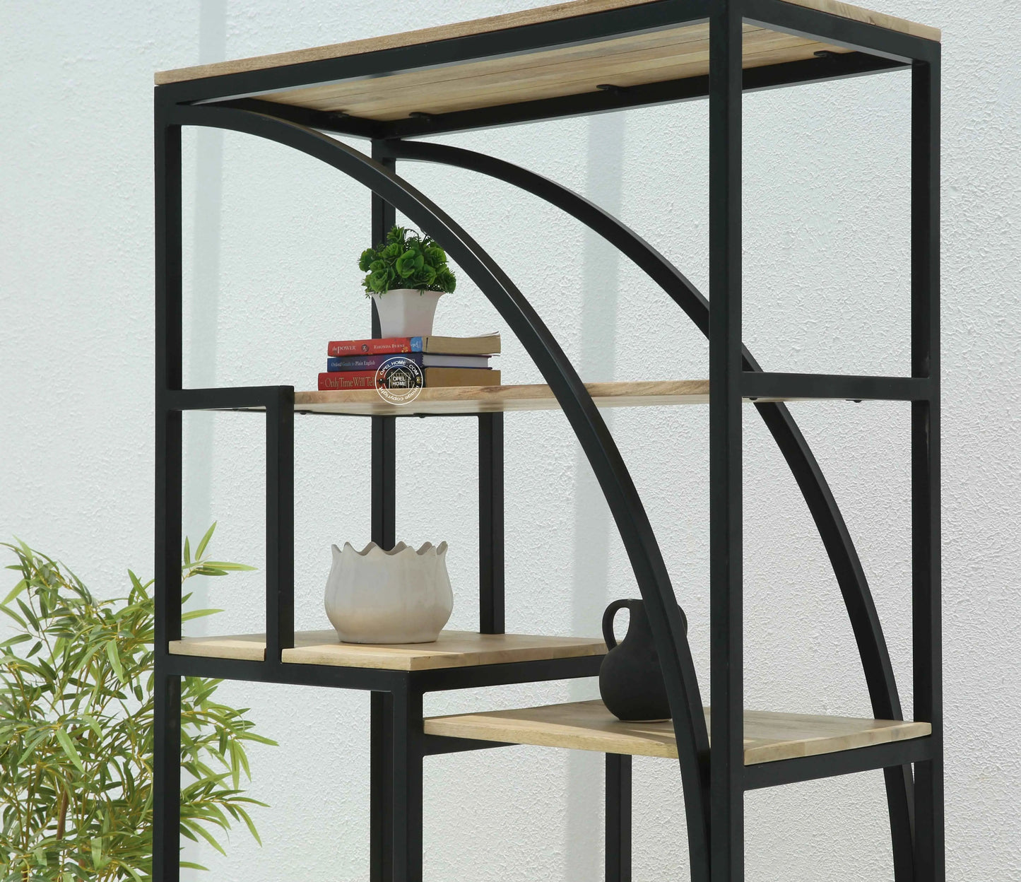 Woodora Industrial Bookshelf
