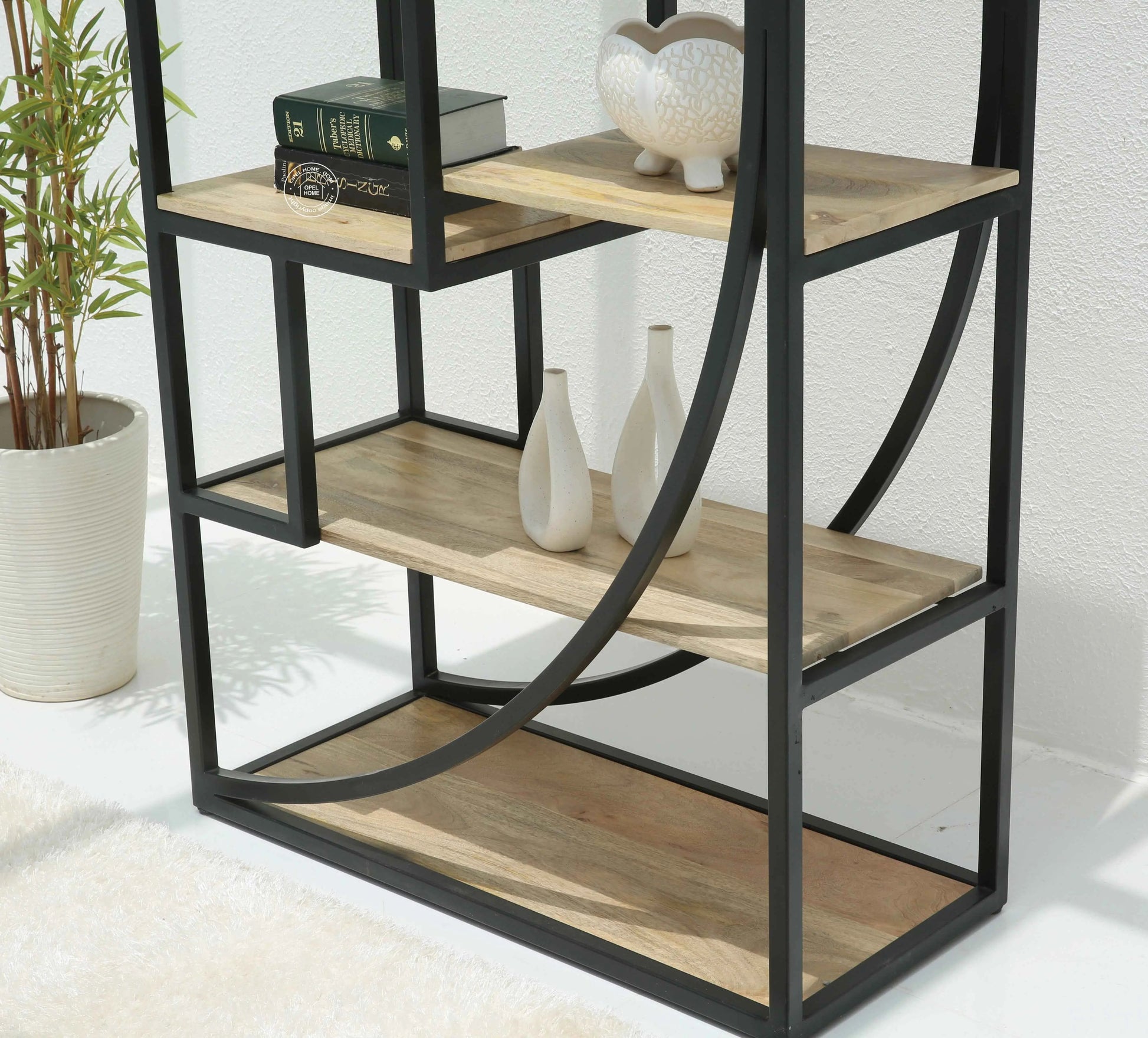 Woodora Industrial Bookshelf