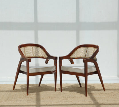 Zeno Wooden Dining Chair – (Only one pcs) | Opelhome UAE - Opelhome
