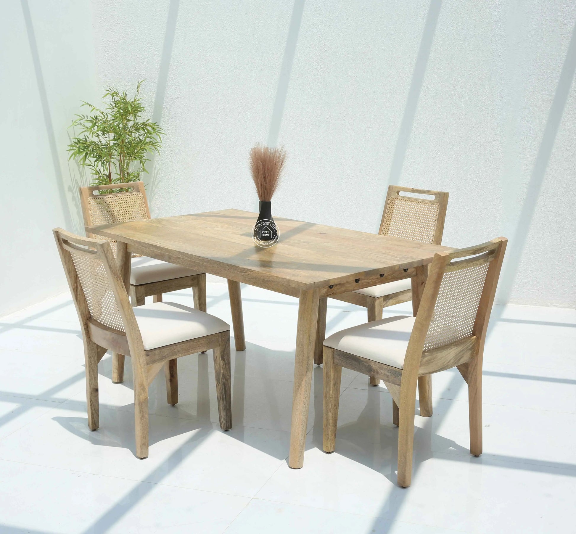 Zornic Wooden Dining Table – (Only Table) | Opelhome UAE