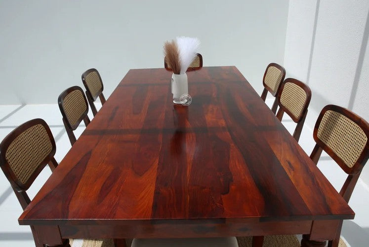 Verdura Wooden 8 Seater Dining Table –  Multiple Colors (Only Table) | Opelhome UAE