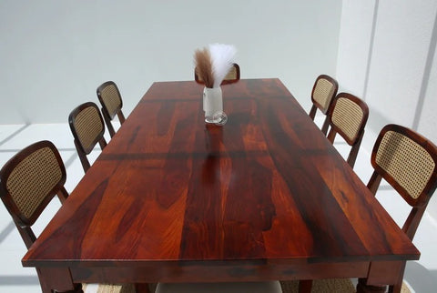 Verdura Wooden 8 Seater Dining Table –  Multiple Colors (Only Table) | Opelhome UAE
