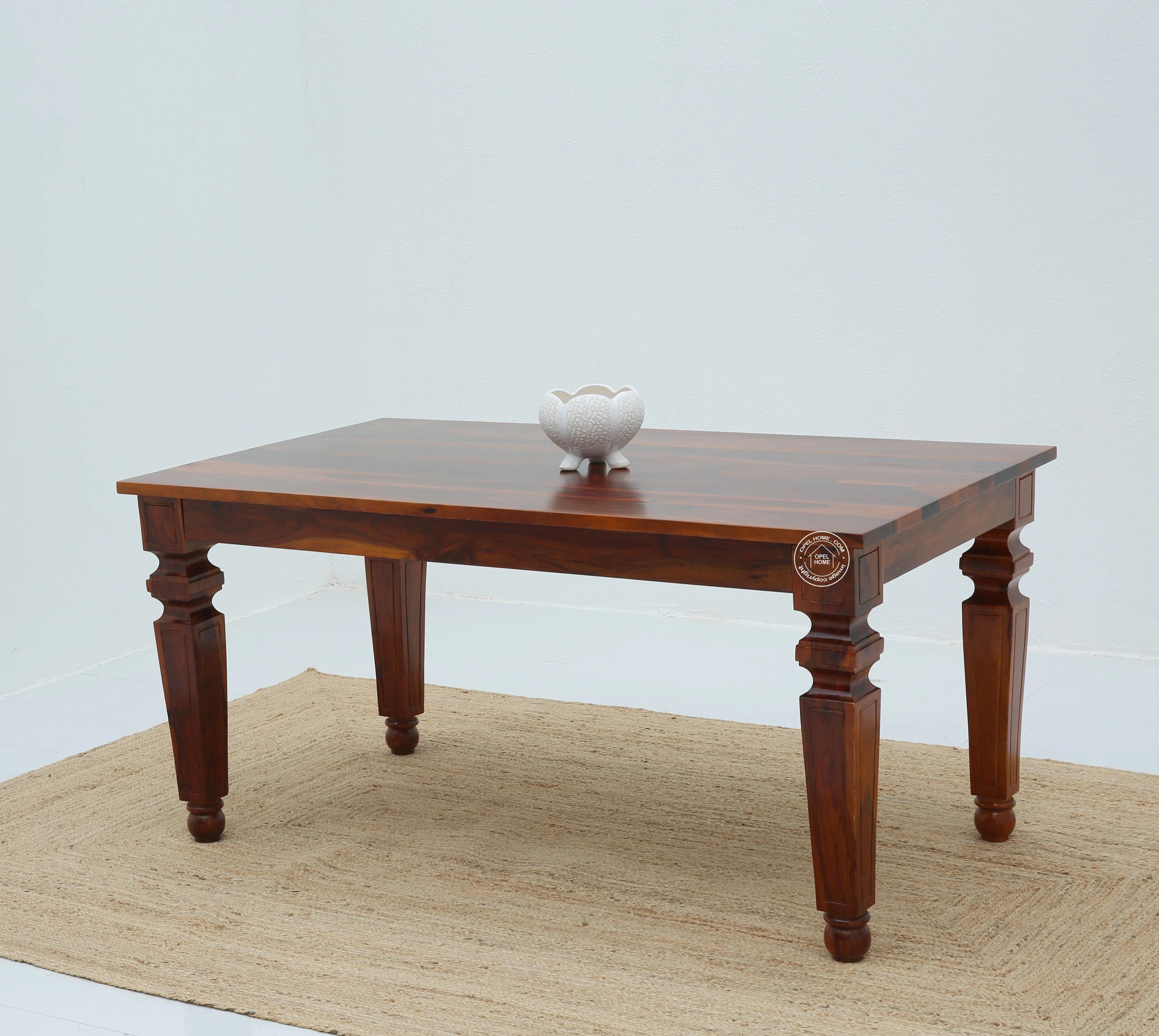 Sunset Wooden 4 Seater Dining Table –  Multiple Colors (Only Table) | Opelhome UAE