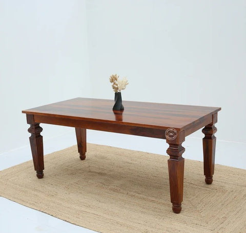 Sunset Wooden 6 Seater Dining Table –  Multiple Colors (Only Table) | Opelhome UAE