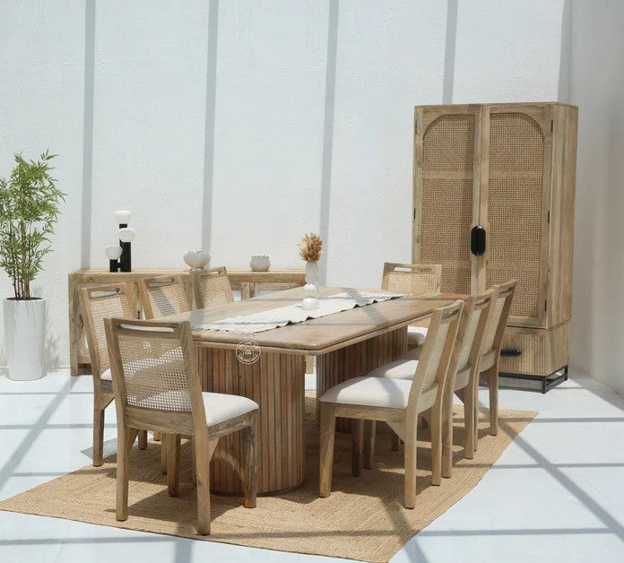 Crump Wooden Dining Table –  Multiple Sizes (Only Table) | Opelhome UAE