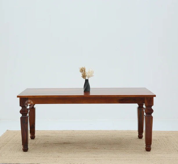 Sunset Wooden 6 Seater Dining Table –  Multiple Colors (Only Table) | Opelhome UAE